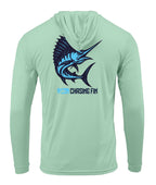 Marlin Performance Long Sleeve Shirt with Hoodie - Chasing Fin
