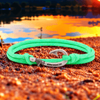 Mint Green Fish Hook Bracelet | Anklet