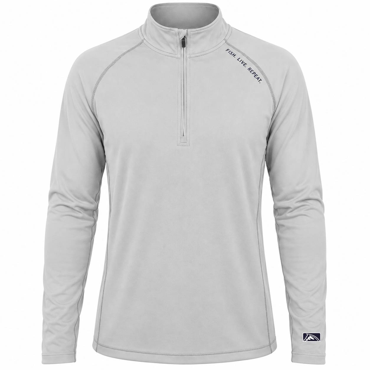 Fish Live Repeat -  Performance Quarter Zip Pullover | UPF 50+ Outdoor
