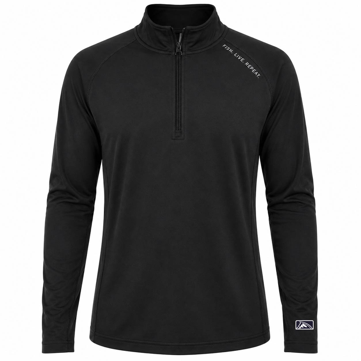 Fish Live Repeat -  Performance Quarter Zip Pullover | UPF 50+ Outdoor