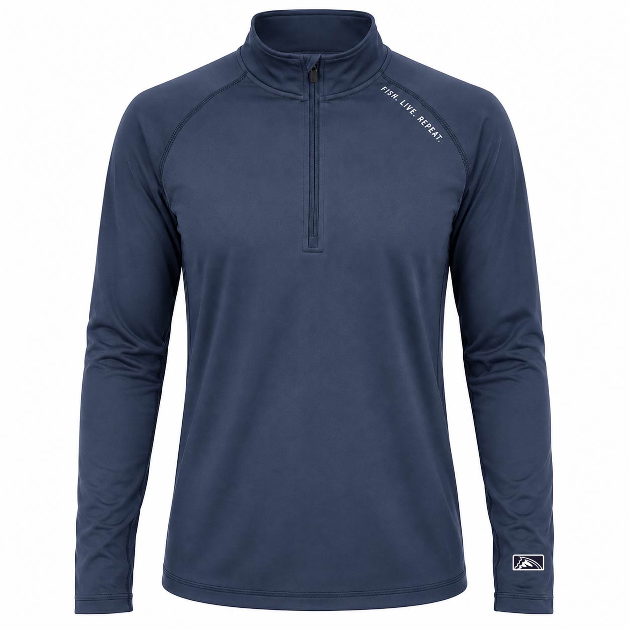Fish Live Repeat - Performance Quarter Zip Pullover | UPF 50+ Outdoor
