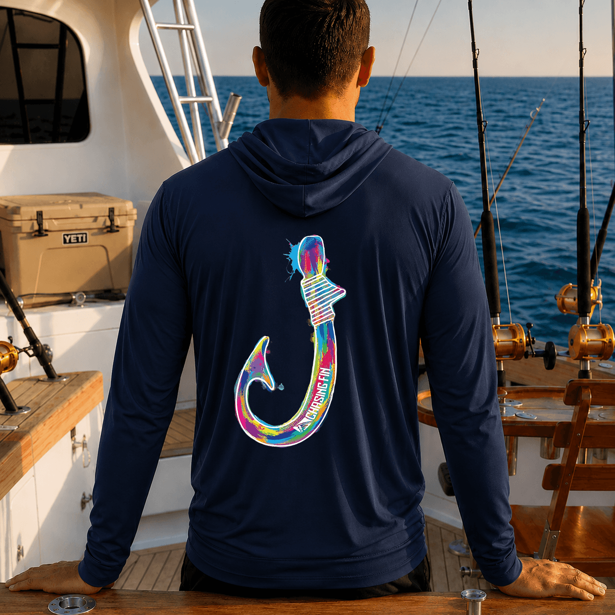 Kona Hook - Performance Long Sleeve Shirt with Hoodie