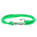 Neon Green Fish Hook Bracelet | Anklet
