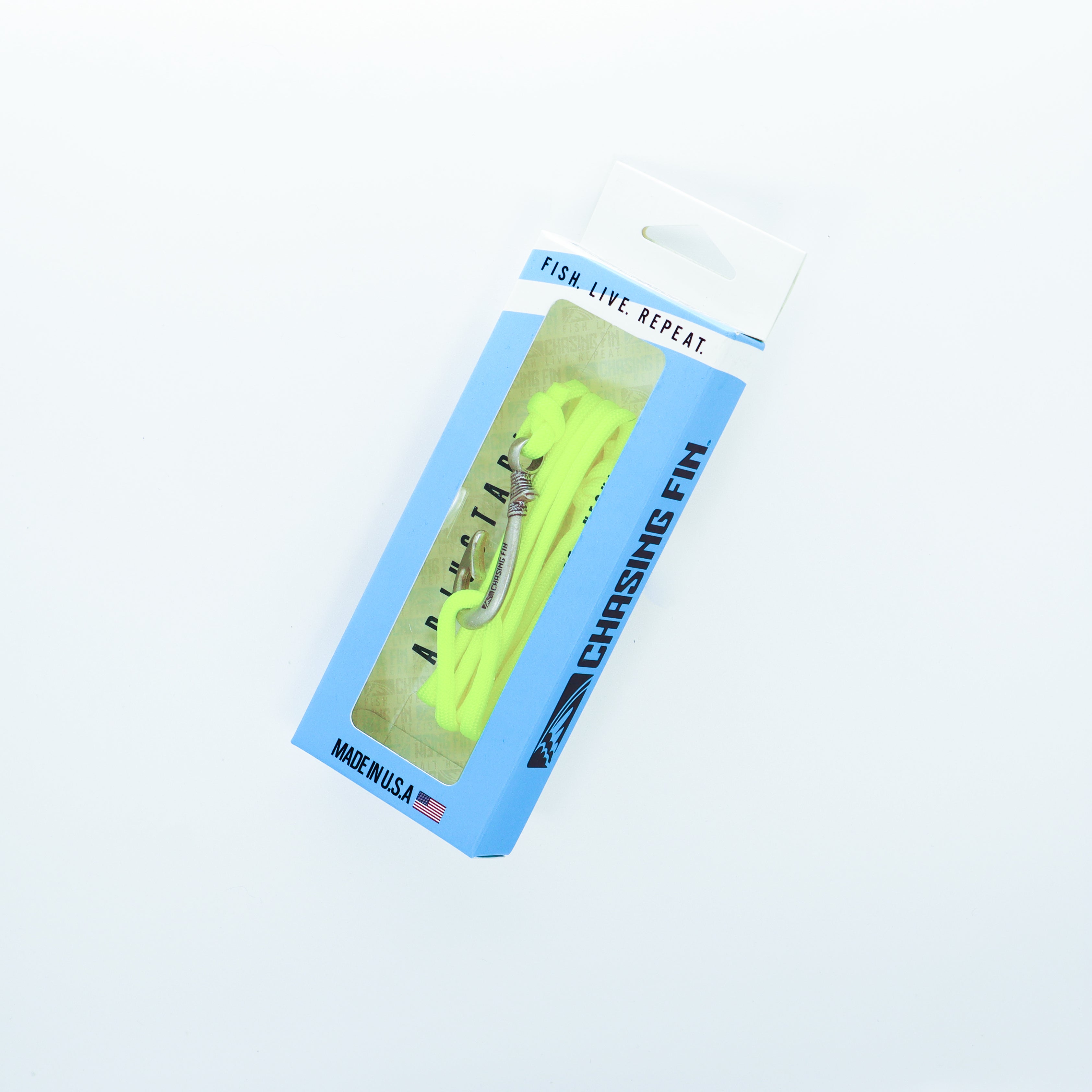 Neon Yellow Adjustable Fish Hook Bracelet| Anklet Glow in the dark
