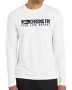 New Edition Chasing Fin's American Fish Flag Performance Patriotic Shirt Long Sleeve
