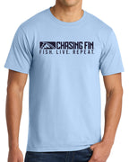 250th Anniversary Limited Edition T Shirt Light Blue - Chasing Fin America's