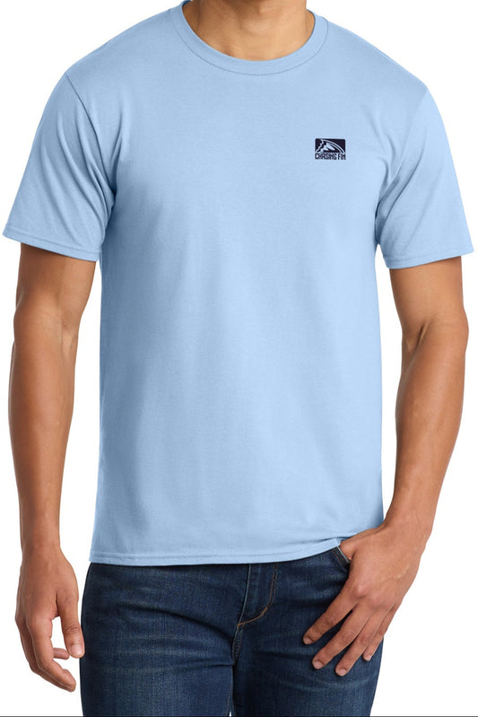 Chasing Fin America's 250th Anniversary Limited Edition T Shirt Light Blue