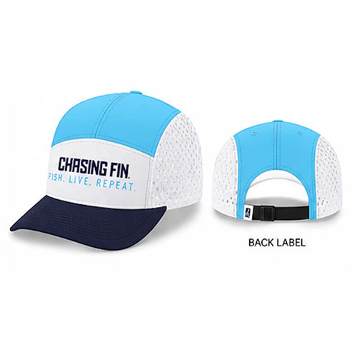 Chasing Fin Performance 5-Panel Hat with Silicone Logo