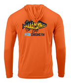 Peacock Bass Performance Shirt Long Sleeve with Hoodie - Chasing Fin New Edition
