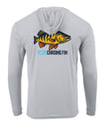 Peacock Bass Performance Shirt Long Sleeve with Hoodie - Chasing Fin New Edition

