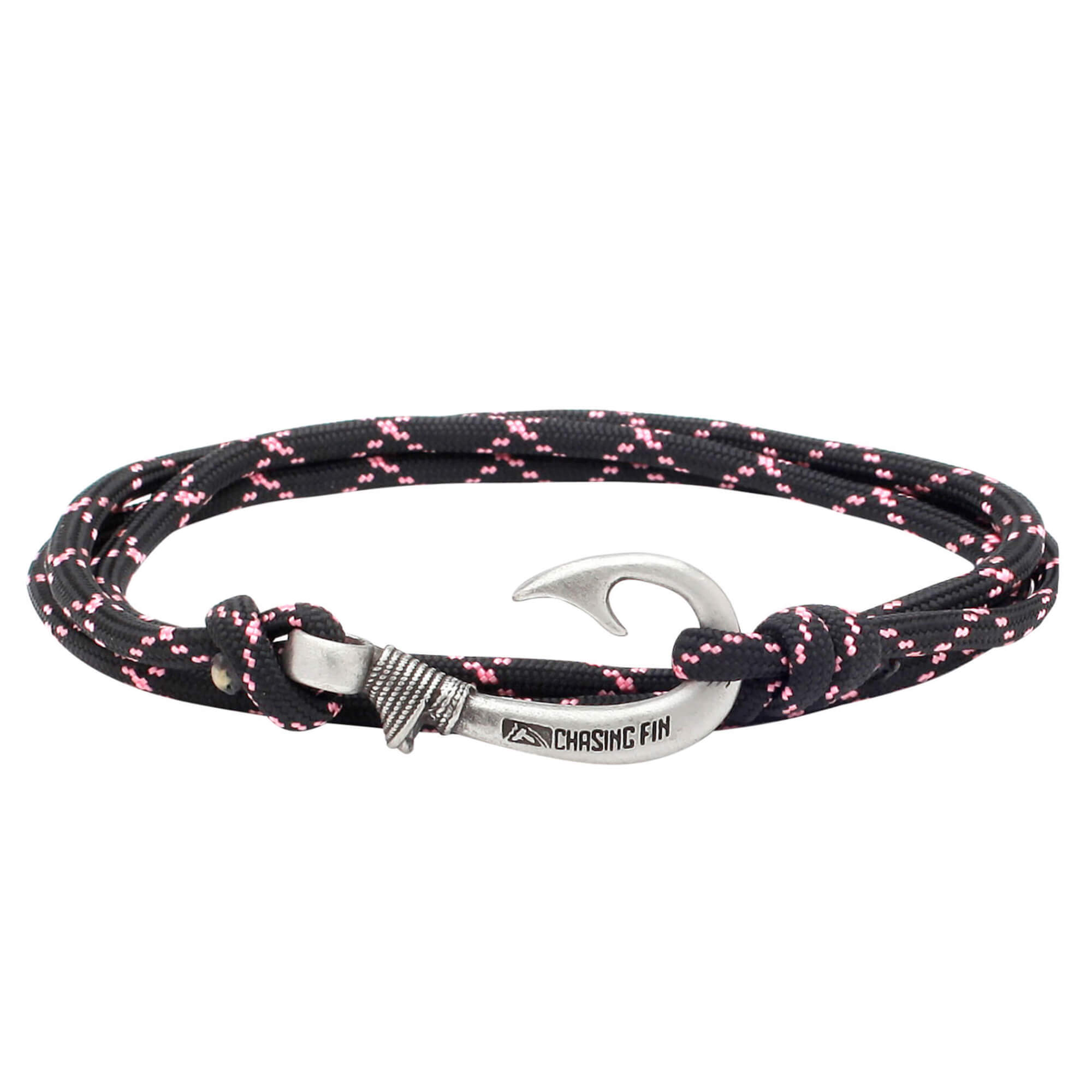 Pink & Black Fish Hook Bracelet | Anklet

