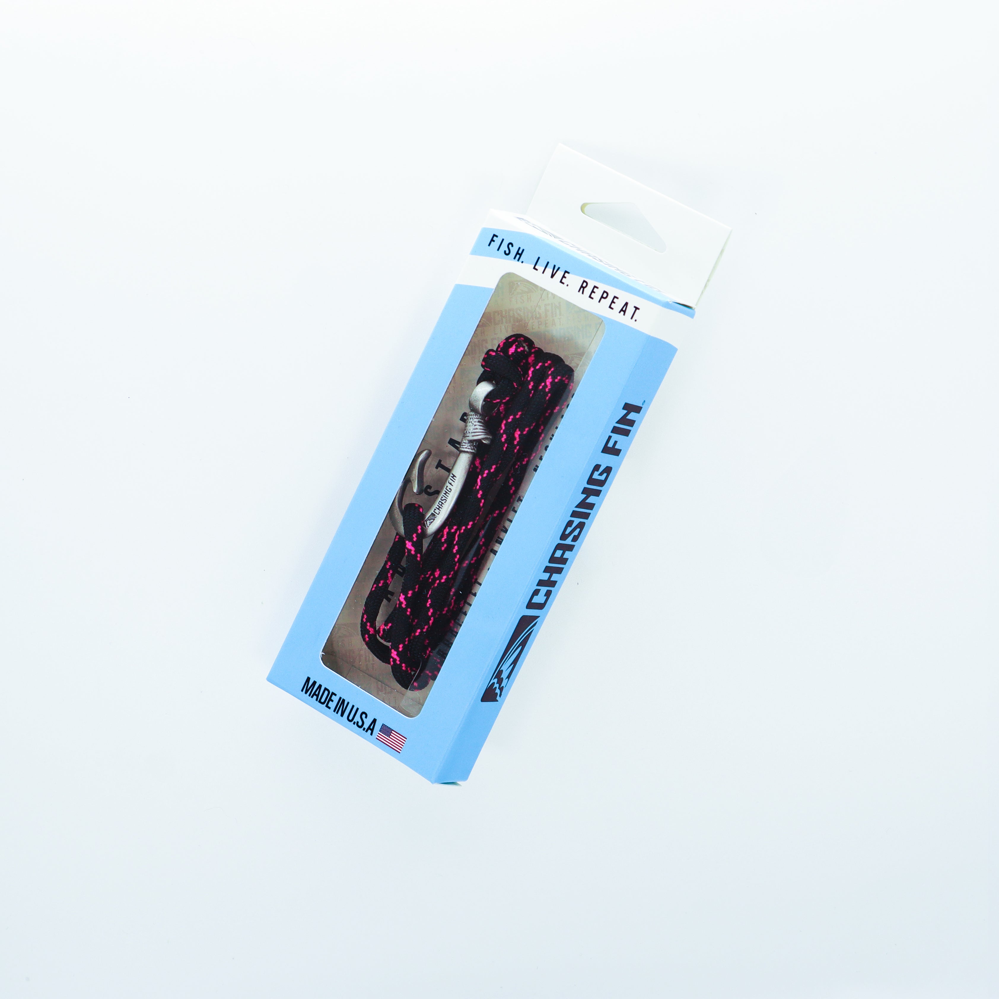 Pink & Black Fish Hook Bracelet | Anklet
