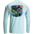 Pro Fin Camo Mahi Marlin Performance Long Sleeve Shirt
