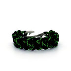 Armed Forces Cobra Braid Fish Hook Bracelet-Glow in the DARK