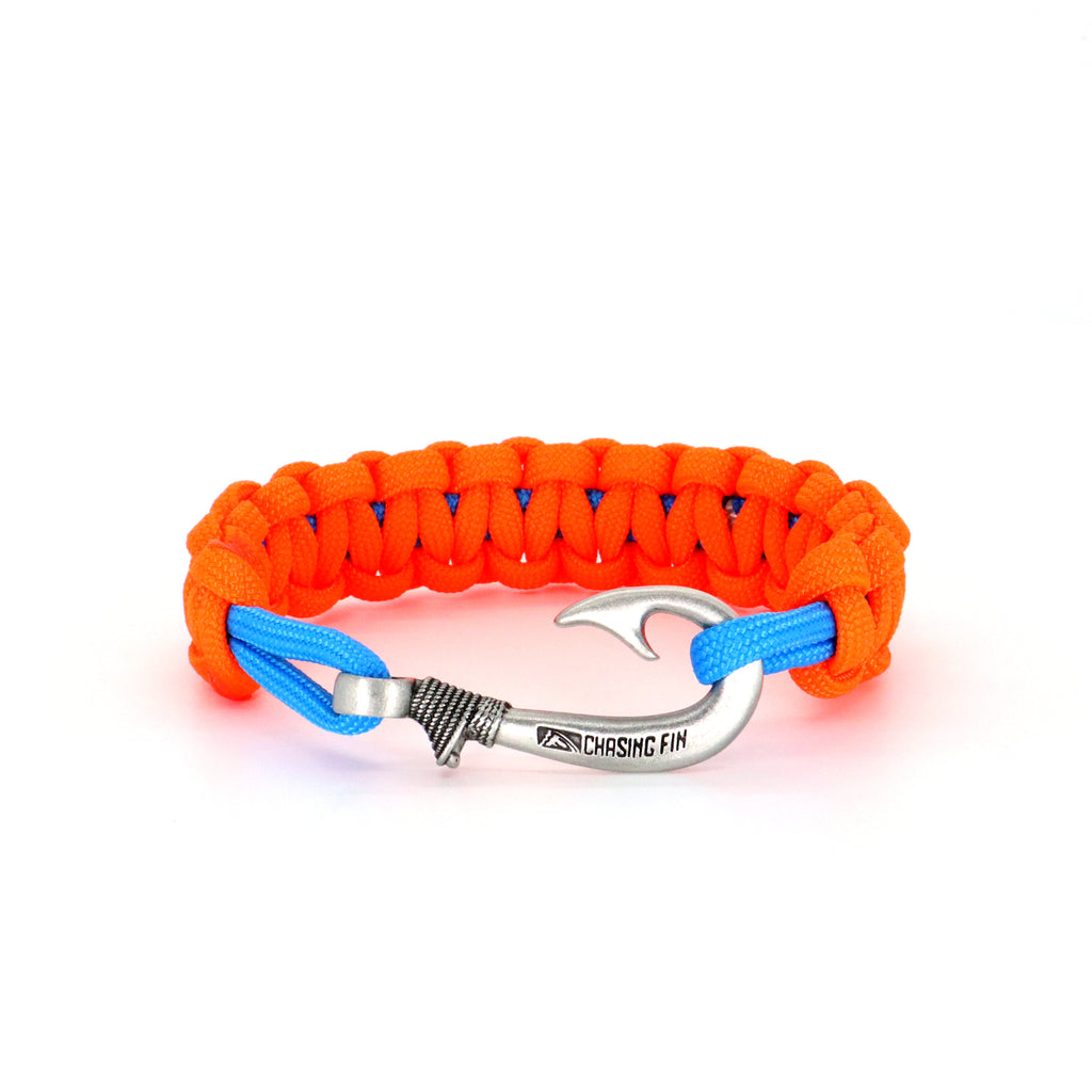 Glow Fish Cobra Braid Fish Hook Bracelet-Glow in the Dark