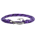 Purple Camo Fish Hook Bracelet | Anklet
