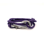Purple porpoise Fish Hook Bracelet | Anklet
