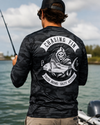 Reaper Saltwater - Woodlands Camo Performance Shirt