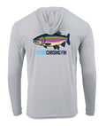 Rainbow Trout Performance Long Sleeve Hoodie - Chasing Fin New Edition
