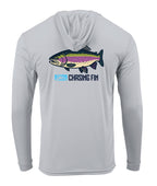 Rainbow Trout Performance Long Sleeve Hoodie - Chasing Fin New Edition
