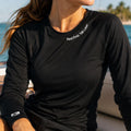 Reel First Talk Later - Ladies Solar Performance Long Sleeve - Chasing Fin
