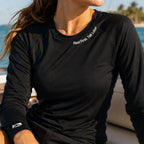 Reel First Talk Later - Ladies Solar Performance Long Sleeve - Chasing Fin
