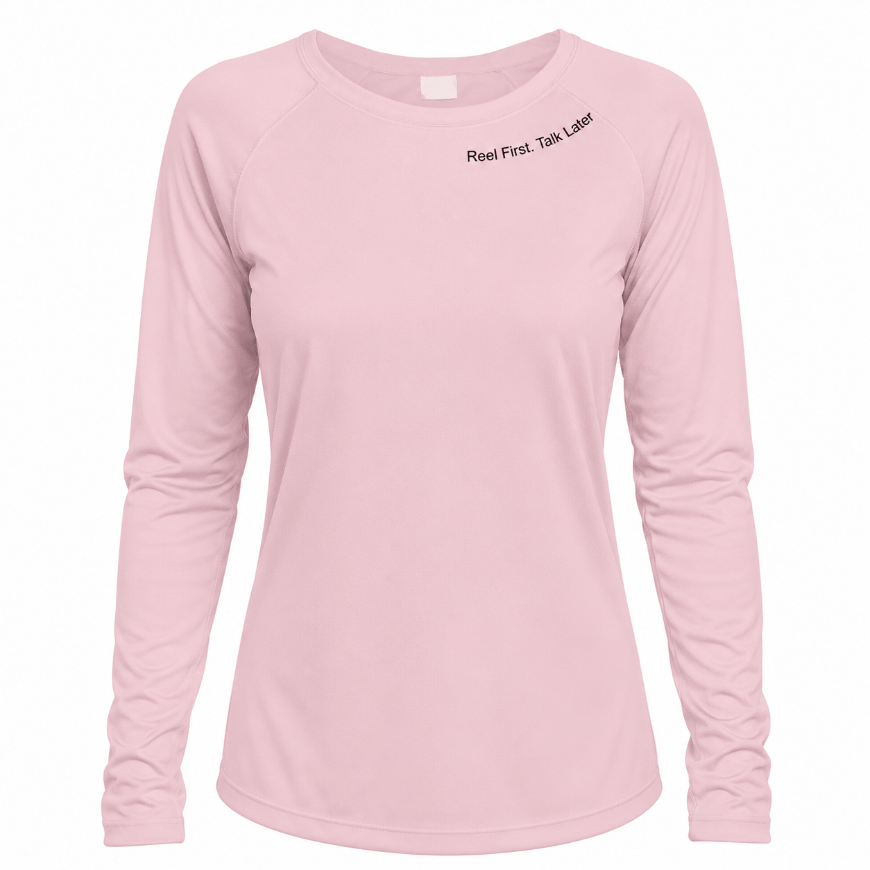 Reel First Talk Later - Ladies Solar Performance Long Sleeve - Chasing Fin
