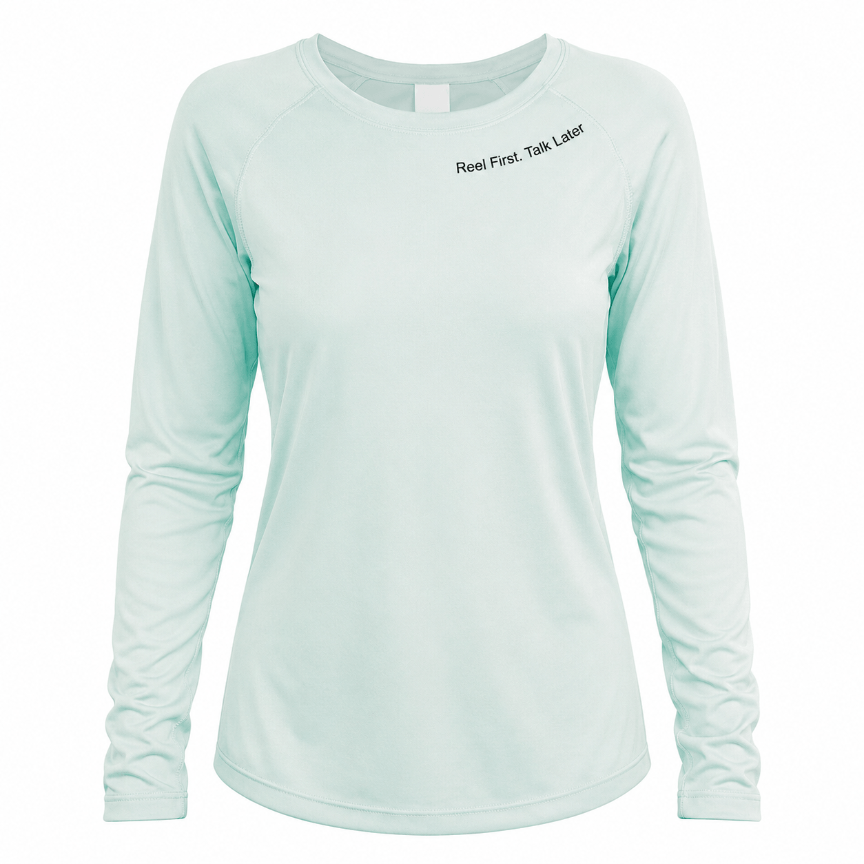 Reel First Talk Later - Ladies Solar Performance Long Sleeve - Chasing Fin

