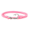 Rose Pink Fish Hook Bracelet | Anklet
