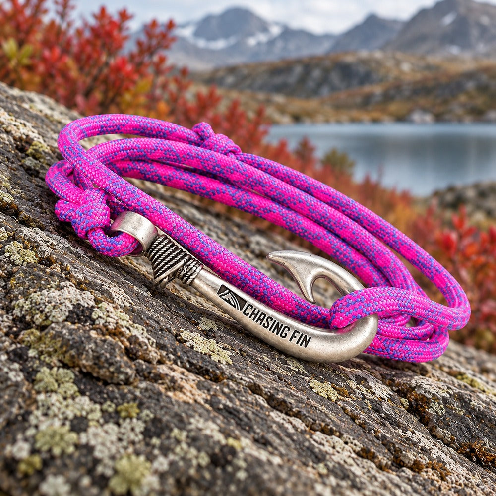 Royal Gramma Fish Hook Bracelet | Anklet. Glow Under Black Light