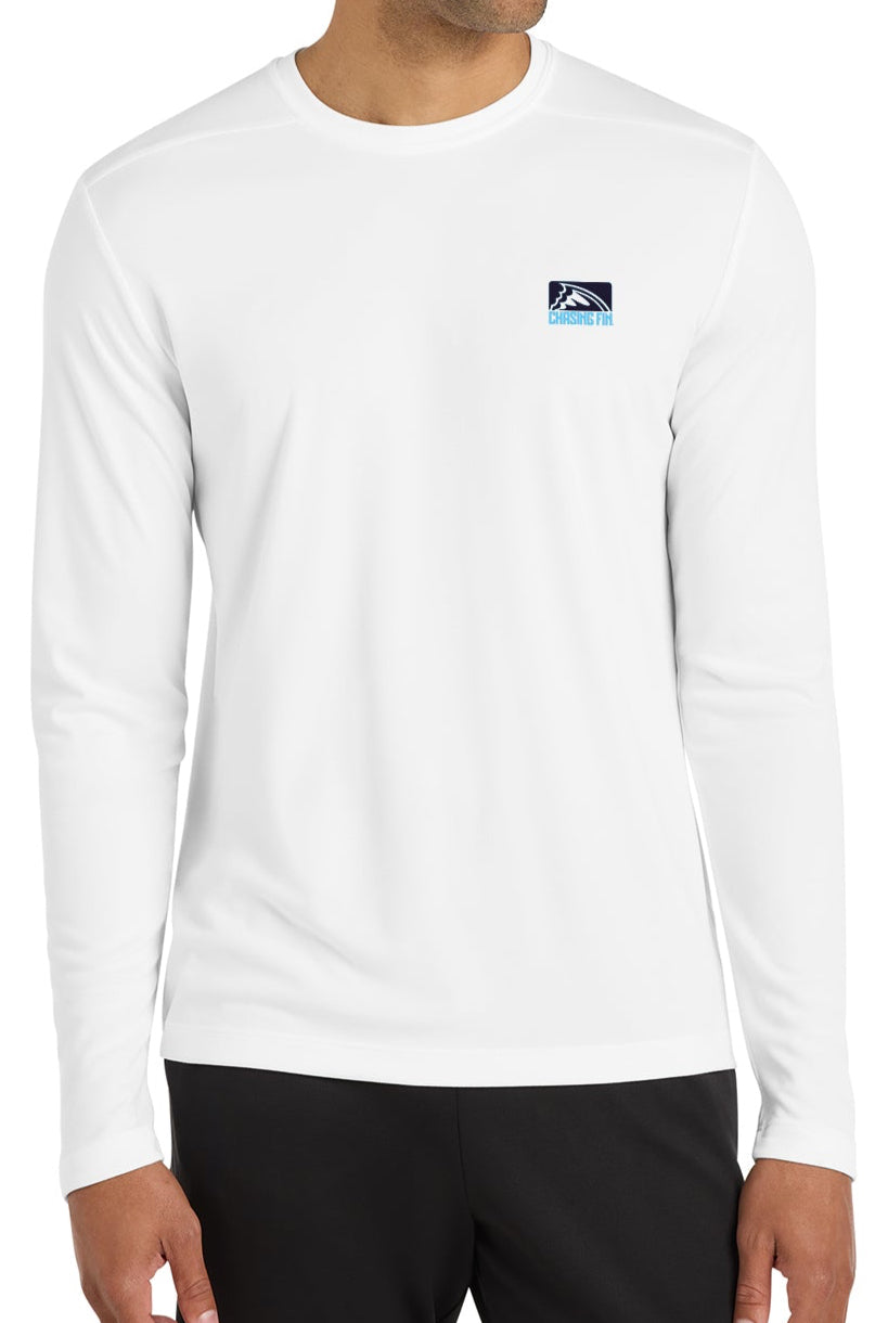 Unisex American Fish Flag Performance Patriotic Shirt (White)