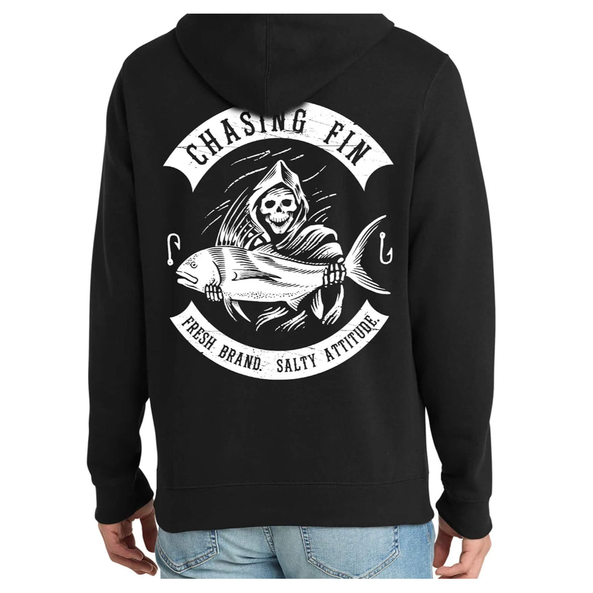 Saltwater Reaper Fleece Pullover Hoodie
