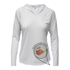 Saltwater Attitude - Ladies Solar Performance Hoodie - Chasing Fin New Collection