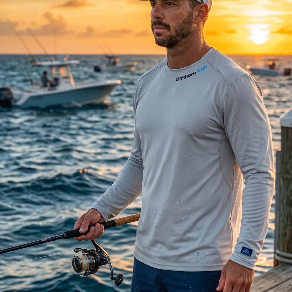 Offshore Ego - Long Sleeve Midweight Shirt - Chasing Fin New Collection