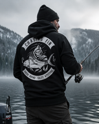 Saltwater Reaper Fleece Pullover Hoodie- New arrival
