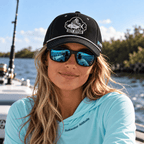 Salty Attitude Reaper Richardson Hat – Black/White