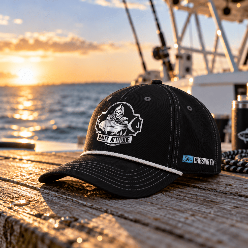 Salty Attitude Reaper Richardson Hat – Black/White