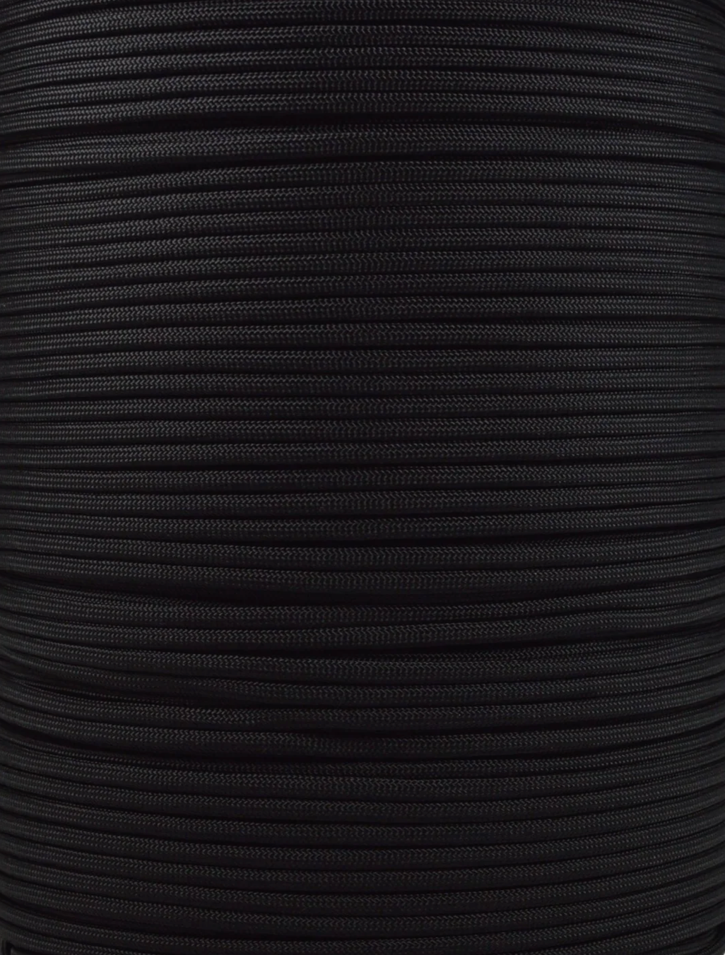 550 Paracord Made in the U.S.A. (Jet Black) 100 Ft.