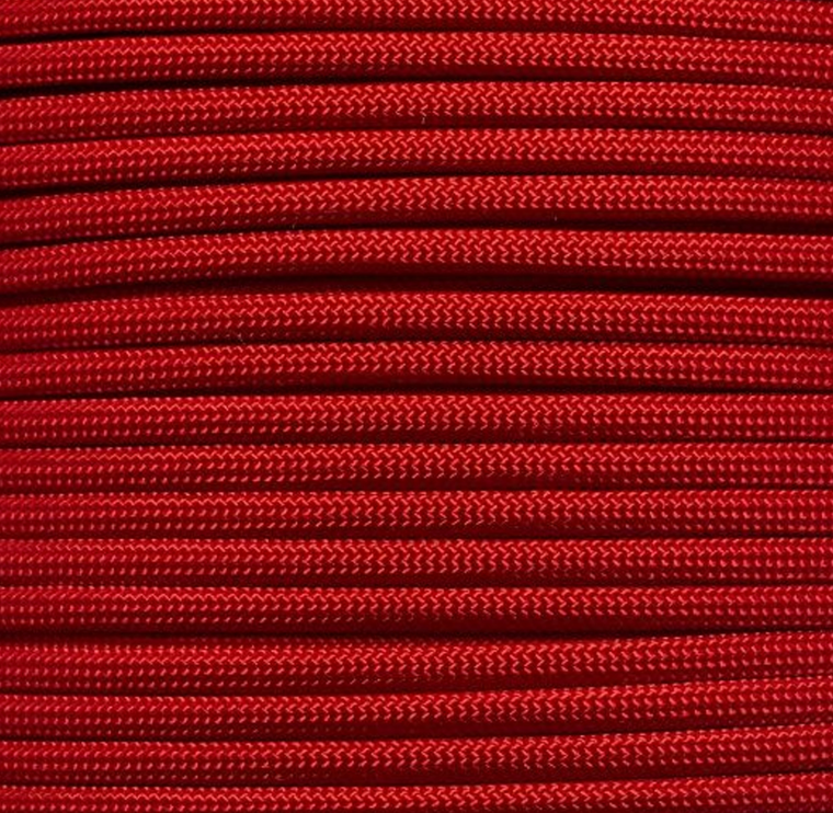 550 Paracord Made in the U.S.A. (Imperial Red) 100 Ft.