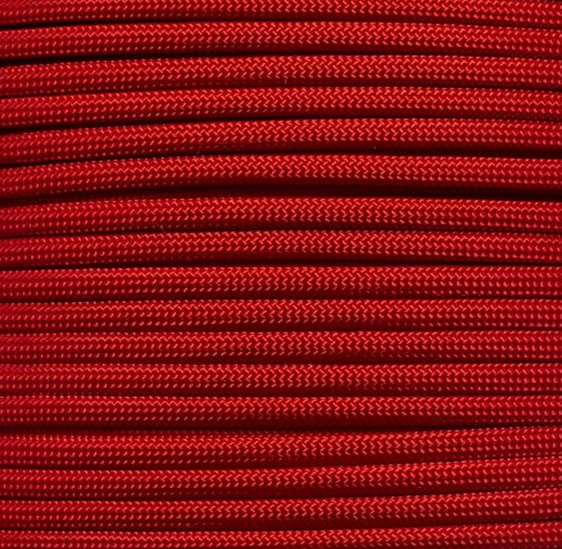 550 Paracord Made in the U.S.A. (Imperial Red) 100 Ft.