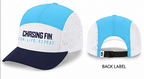 Chasing Fin Performance 5-Panel Hat with Silicone Logo