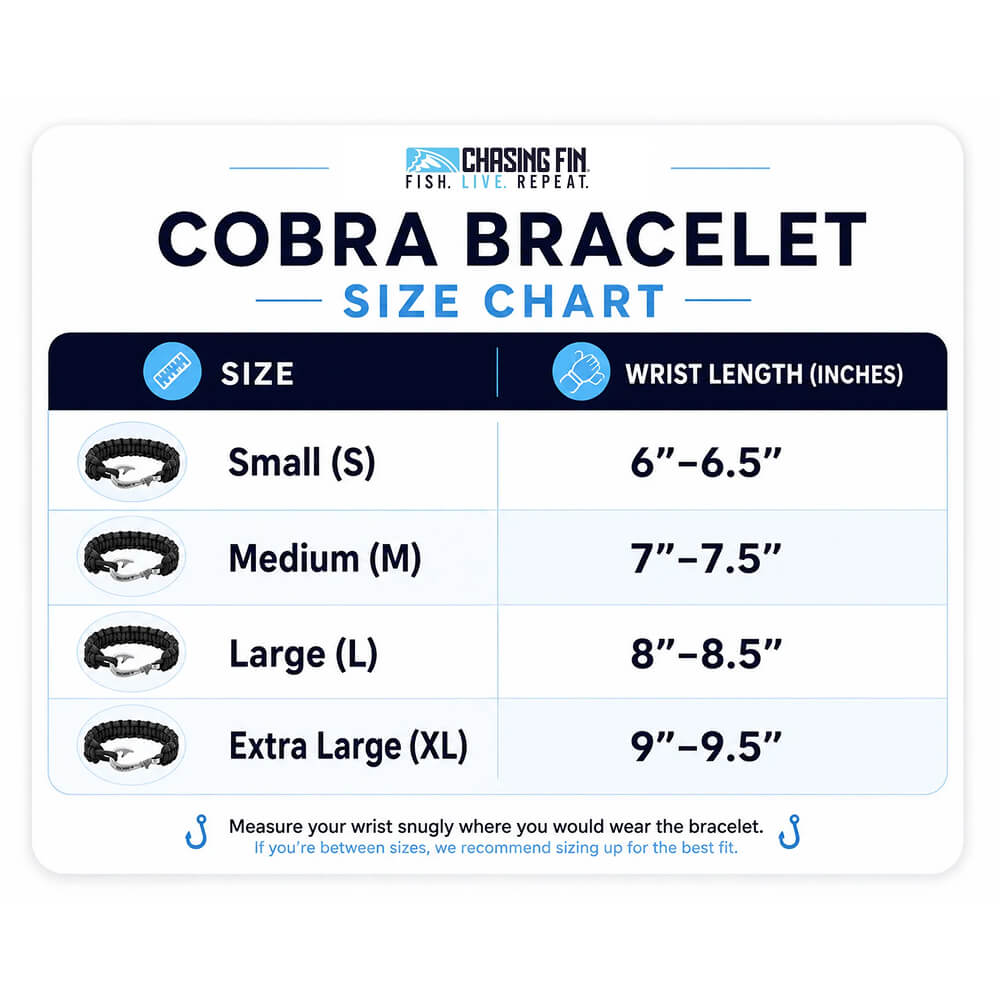 Black Cobra Braid Fish Hook Bracelet