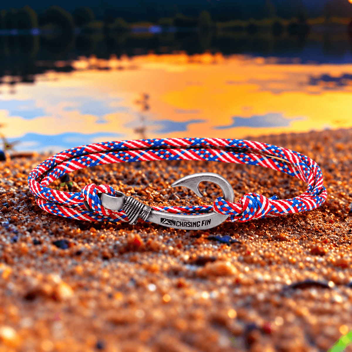Stars & Stripes Fish Hook Bracelet | Anklet