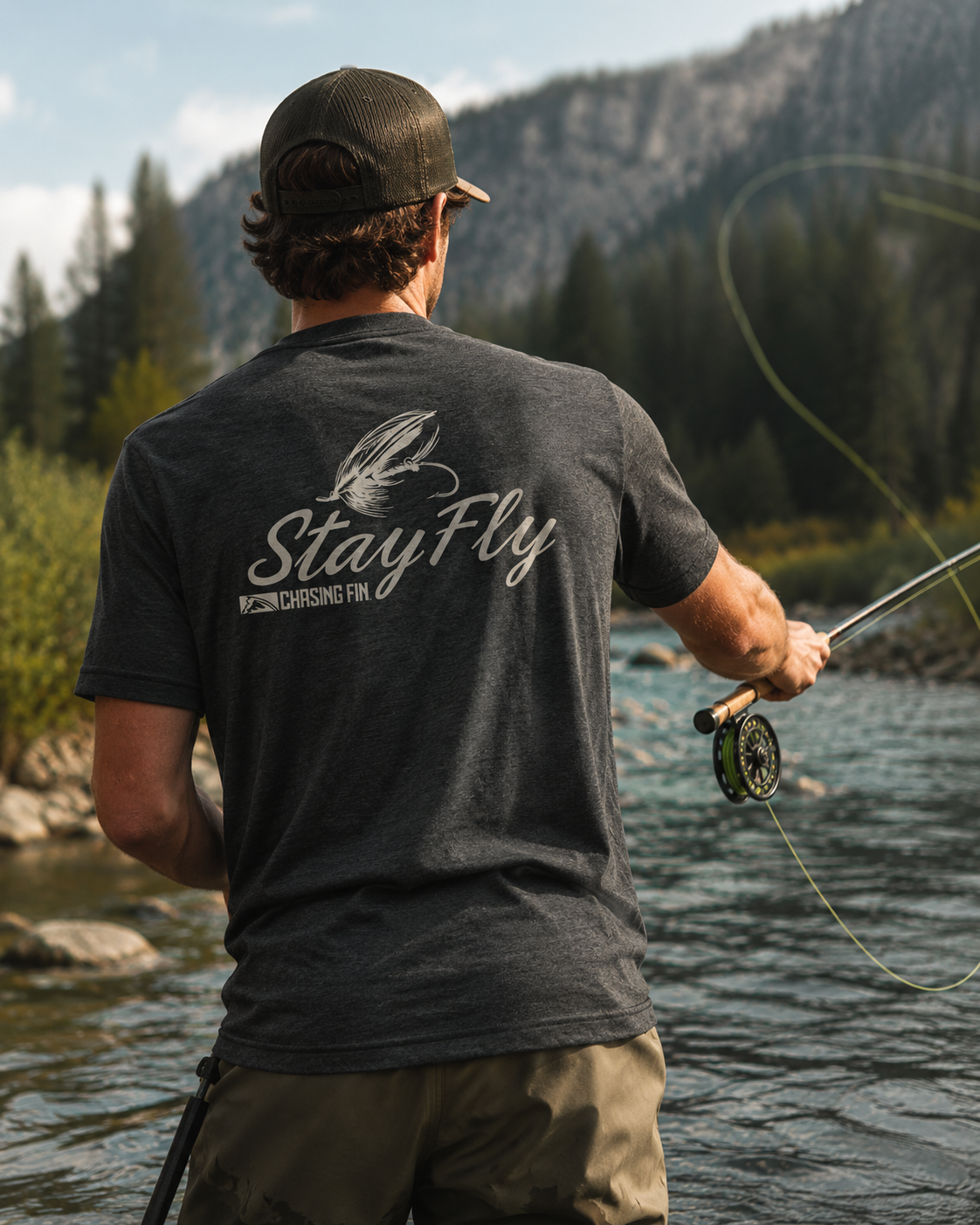 Stay Fly T-Shirt Comfy 100% Cotton
