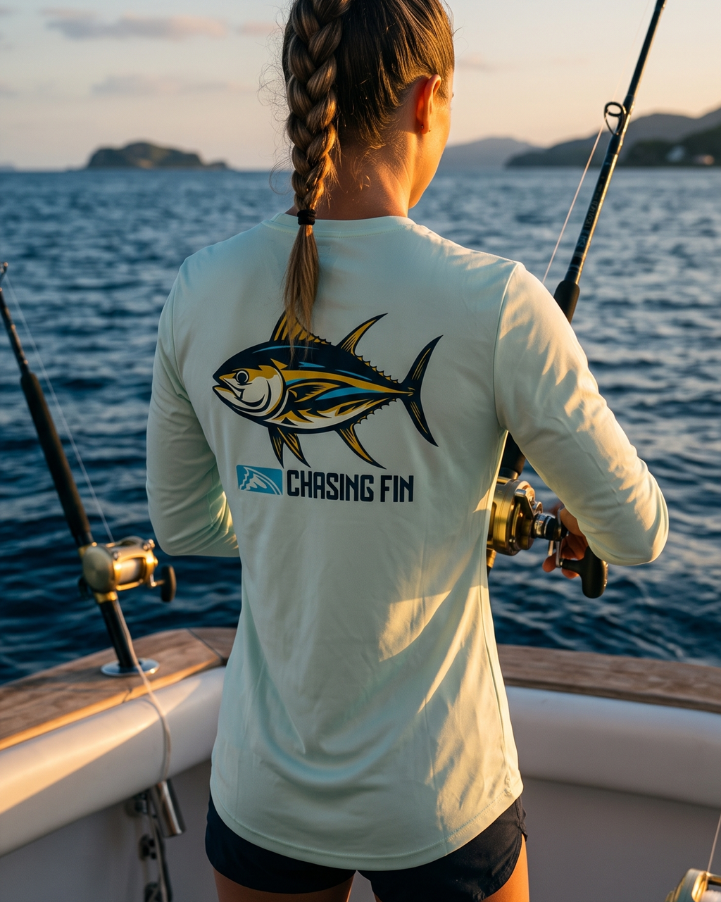 Tuna Tastic Ladies Long Islander Performance Long Sleeve Shirt