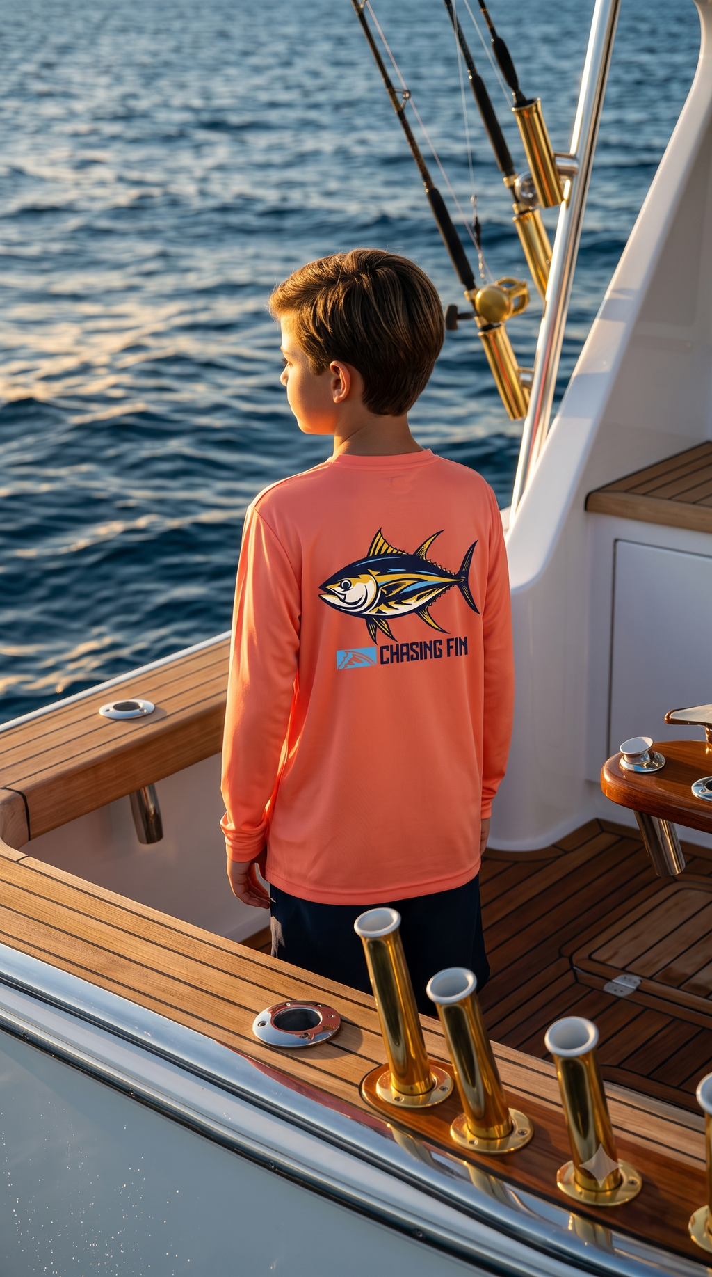 Tuna Tastic Youth Performance Long Sleeve Shirt