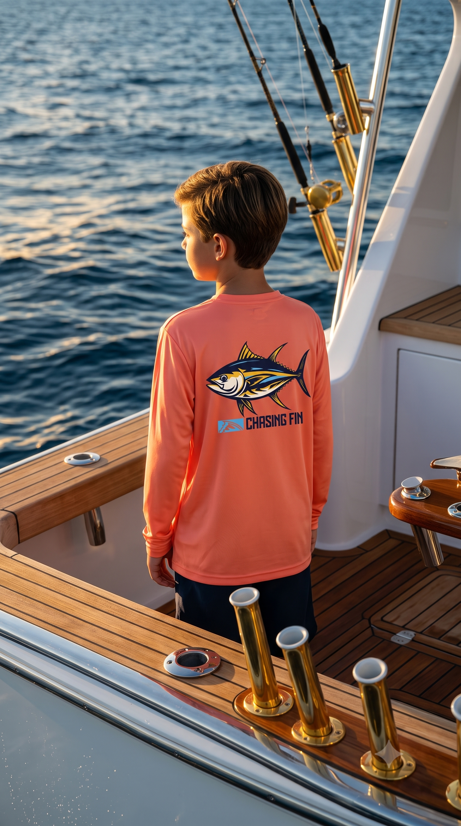 Tuna Tastic Youth Performance Long Sleeve Shirt
