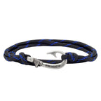 Thin Blue Line Fish Hook Bracelet | Anklet
