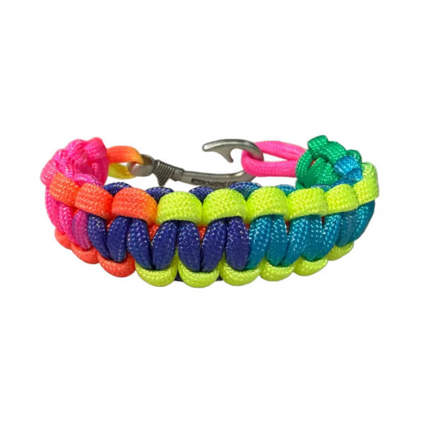 Unique Rainbow Glow Cobra Fish Hook Bracelet
