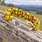 Vietnam Veteran Cobra Braid Fish Hook Bracelet